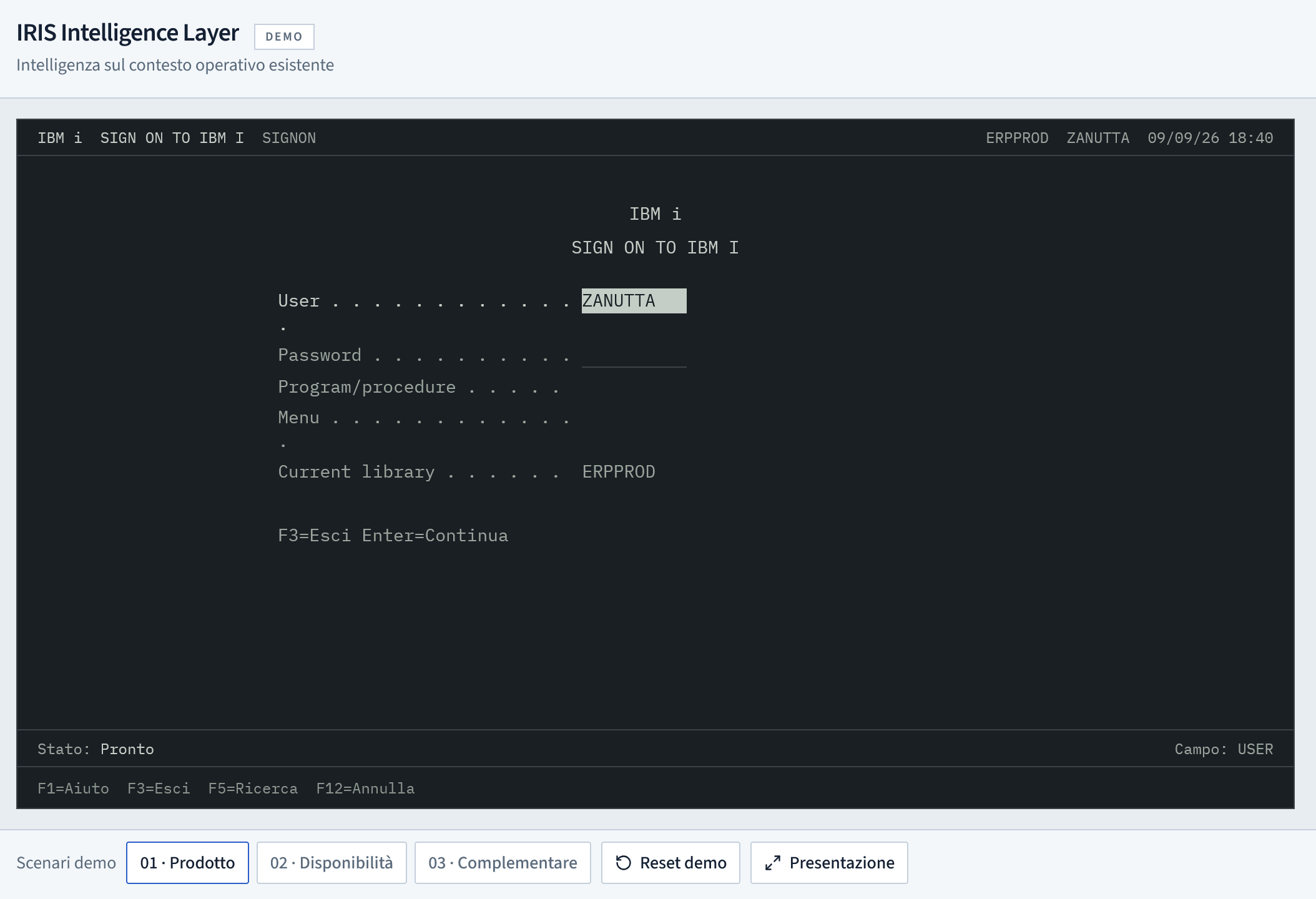 AS400 incontra IRIS Core AI